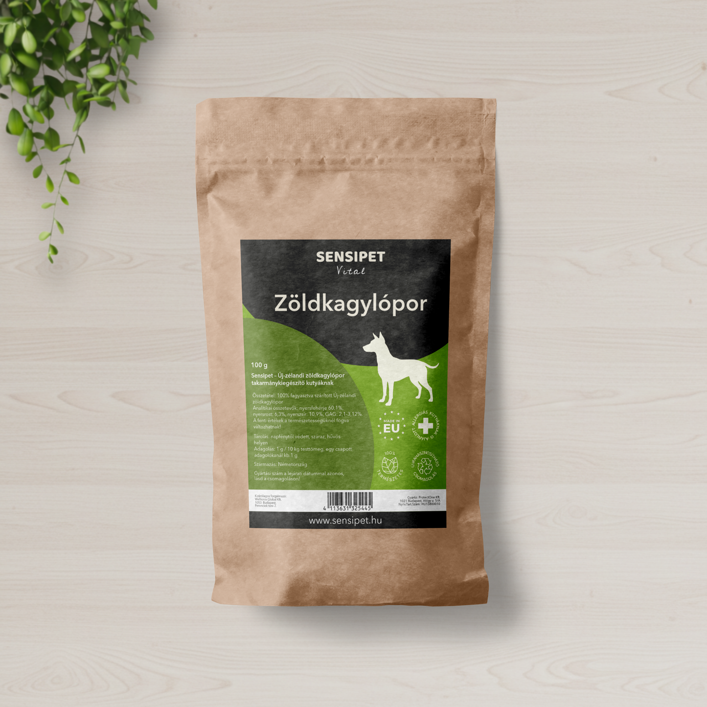 Zöldkagylópor kutyáknak - ízület- és porc támogatására 100g